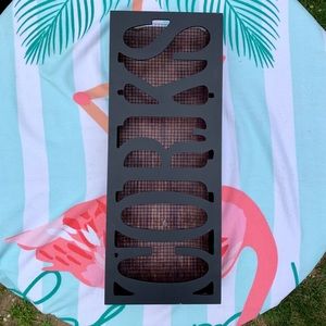 Fillable cork decorative sign ‼️‼️